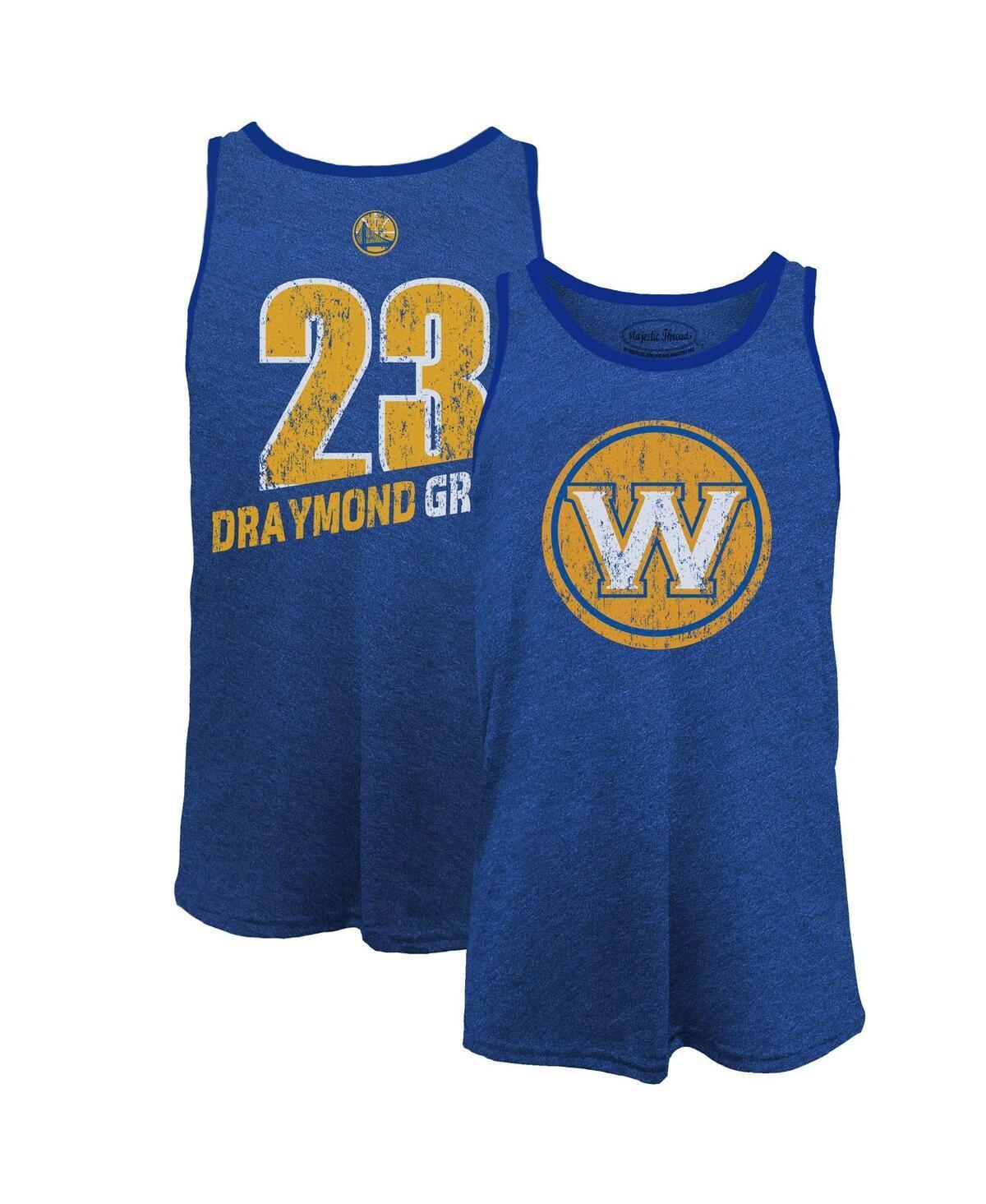 Mens Majestic Threads Draymond Green Royal Golden State Warriors Name & Number Tri-Blend Tank Top Product Image