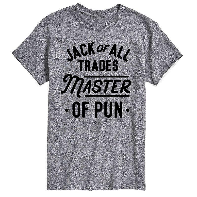 Big & Tall Jack of Trades Master of Pun Graphic Tee, Mens Product Image