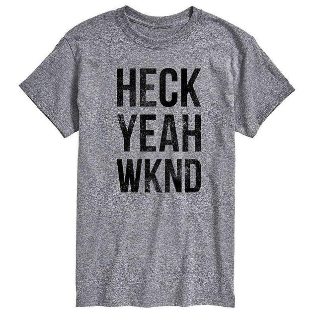 Big & Tall Heck Yeah Wknd Graphic Tee, Mens Product Image