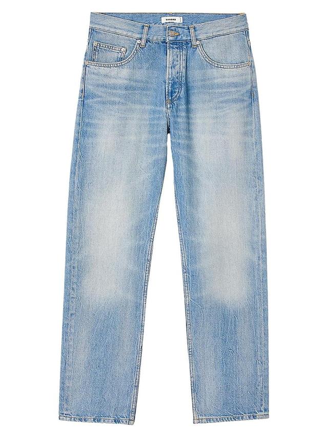 Mens Faded Jeans Product Image