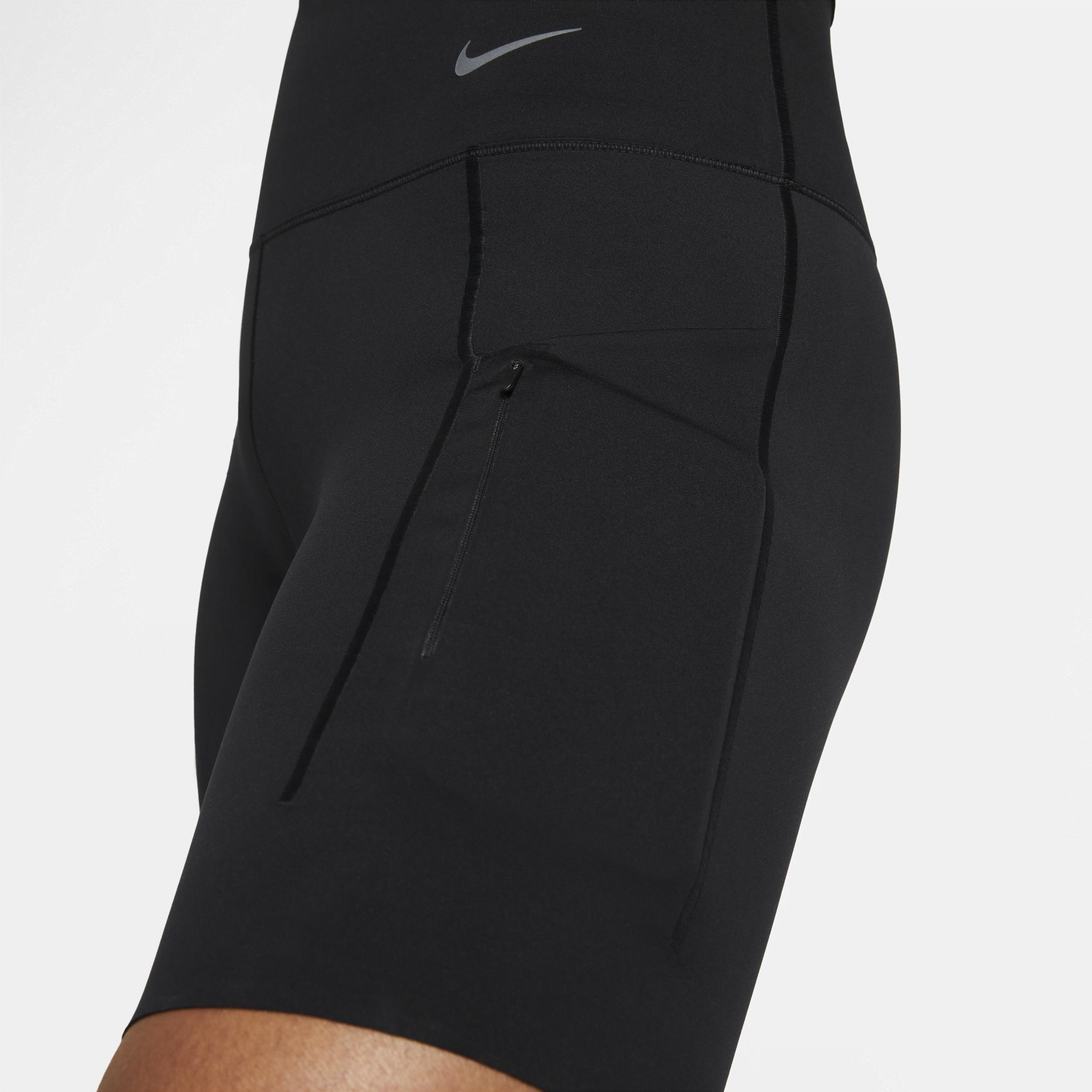 Nike Women's Go Firm-Support High-Waisted 8" Biker Shorts with Pockets Product Image