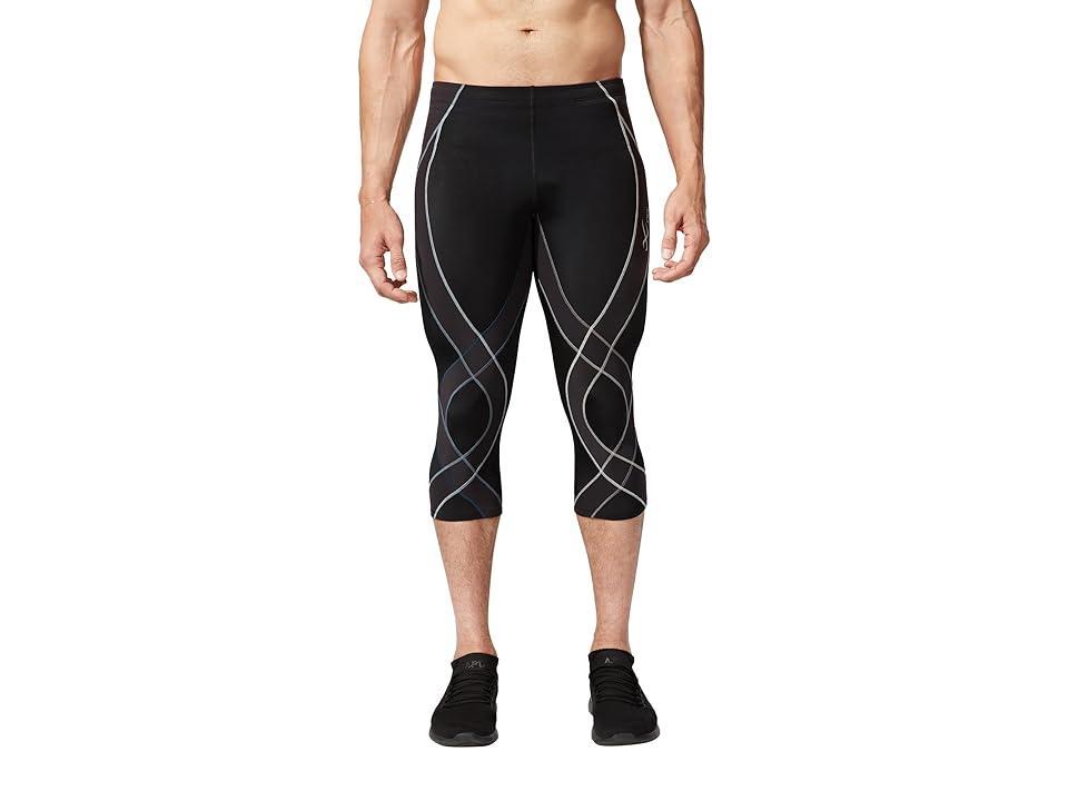 CW-X Endurance Generator Joint Muscle Support 3/4 Compression Tights (Black/Gradient Moroccan ) Men's Clothing Product Image