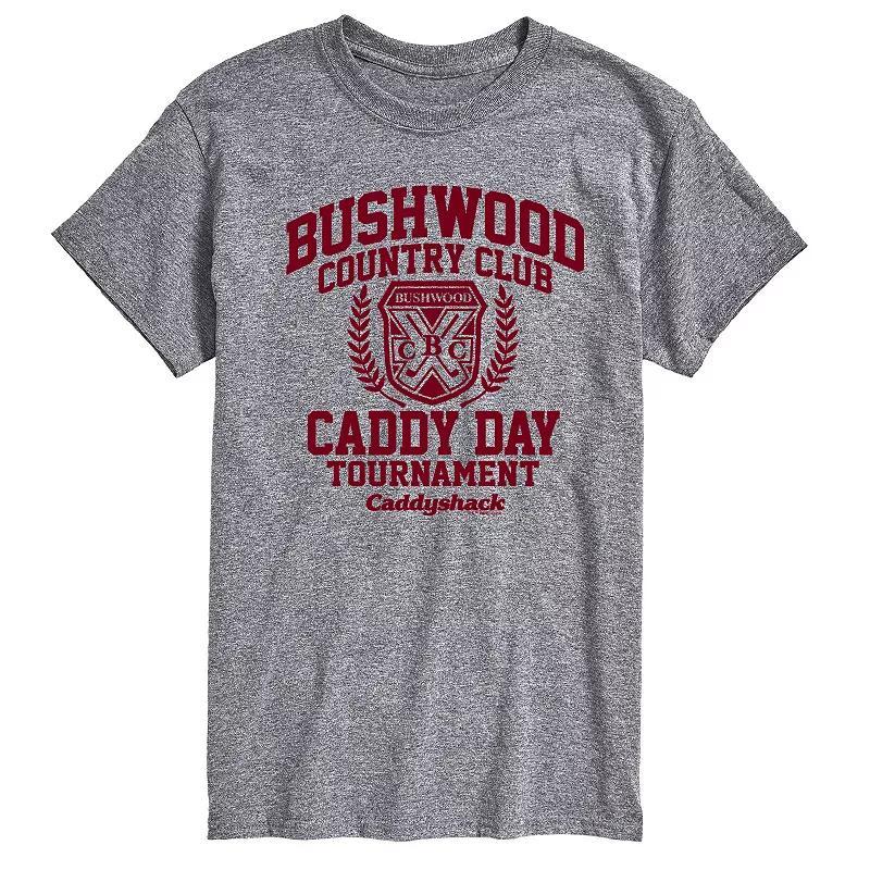 Mens Caddy Shack Bushwood Graphic Tee Grey Gray Product Image