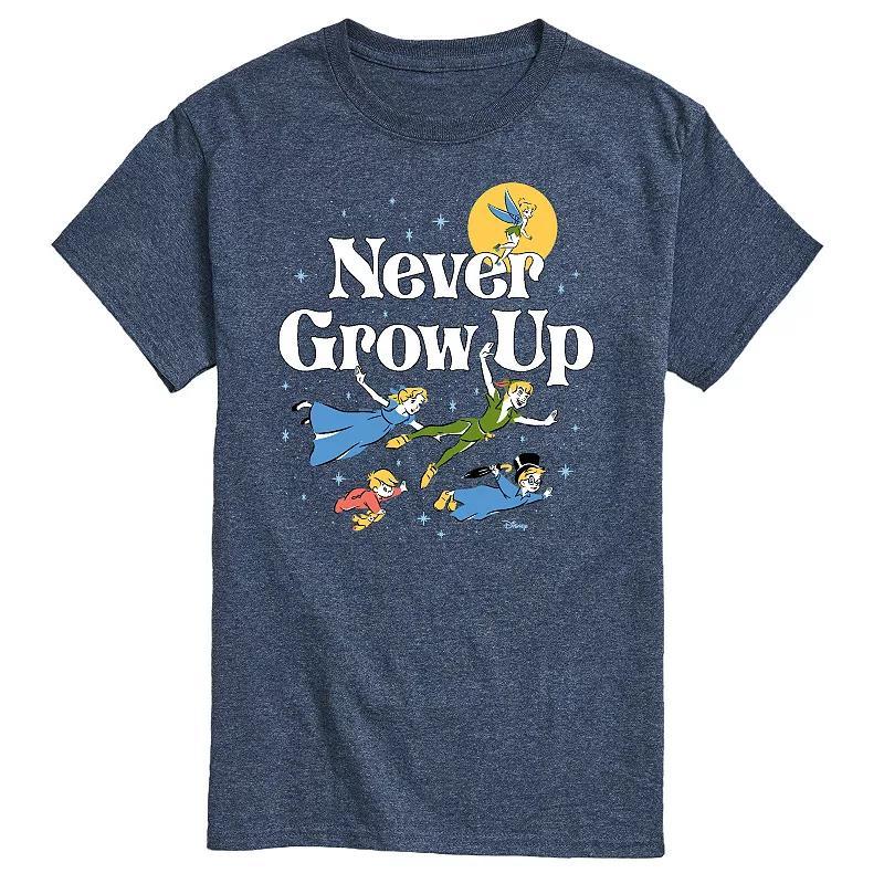 Disneys Peter Pan Mens Never Grow Up Graphic Tee Product Image