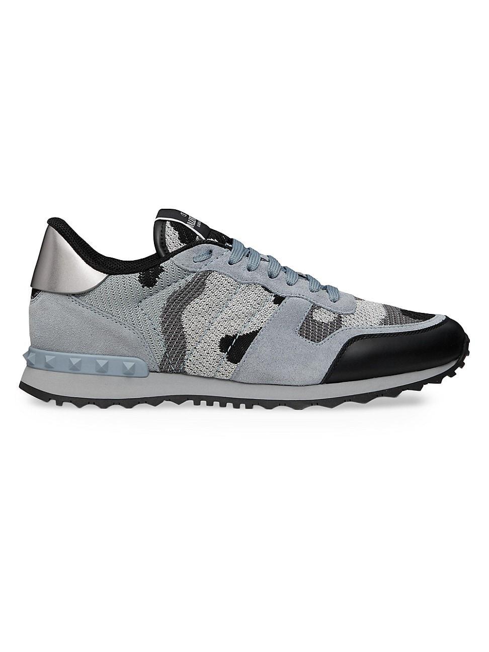 Mens Mesh Fabric Camouflage Rockrunner Sneakers Product Image