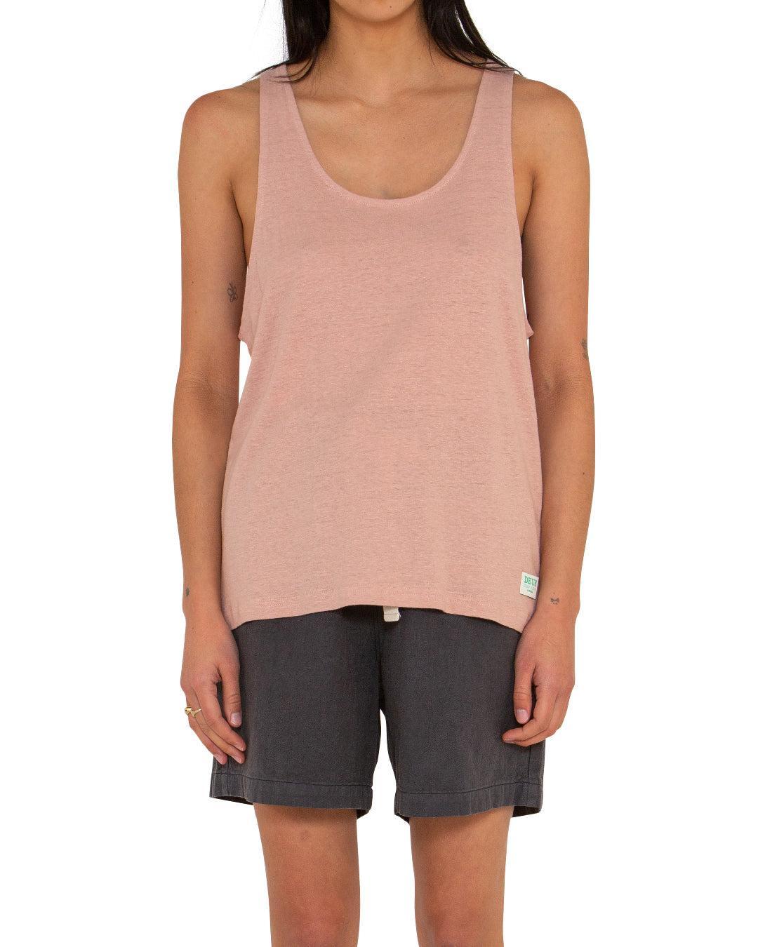 Waverley Tank (Oversized Fit) - Dusty Pink product image