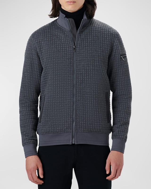 Bugatchi Stretch Zip Cardigan Product Image