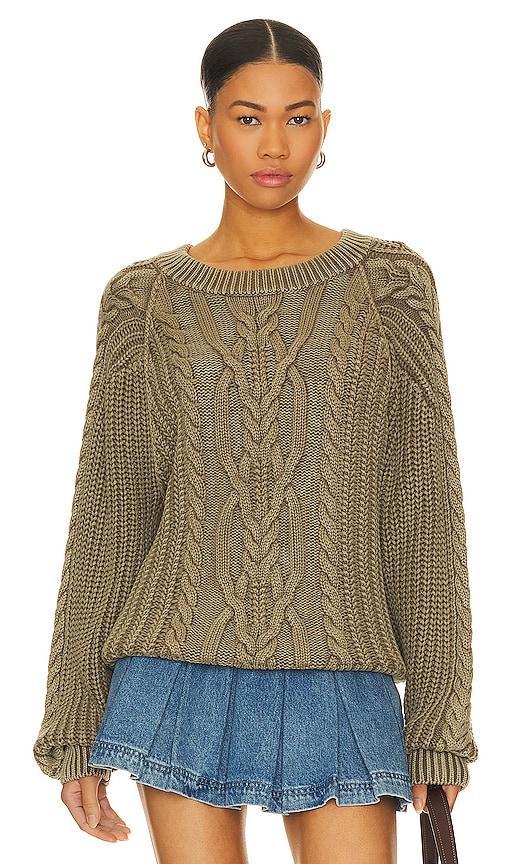 Frankie Cable Sweater Product Image