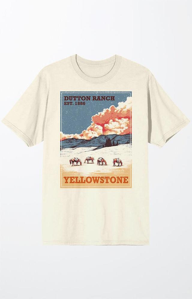 Men's Yellowstone Vintage Style T-Shirt Product Image