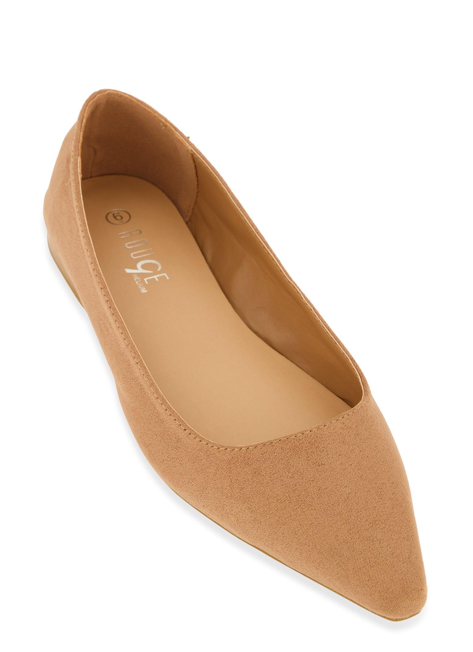 Womens Pointed Toe Ballet Flats product image