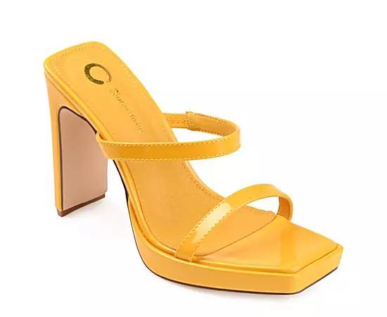 Journee Collection Womens Naivee Square Toe Sandals Product Image