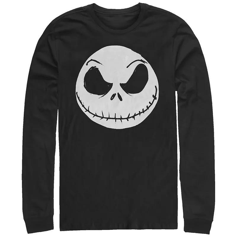 Disneys The Nightmare Before Christmas Big Face Jack Graphic Mens Graphic Tee Product Image