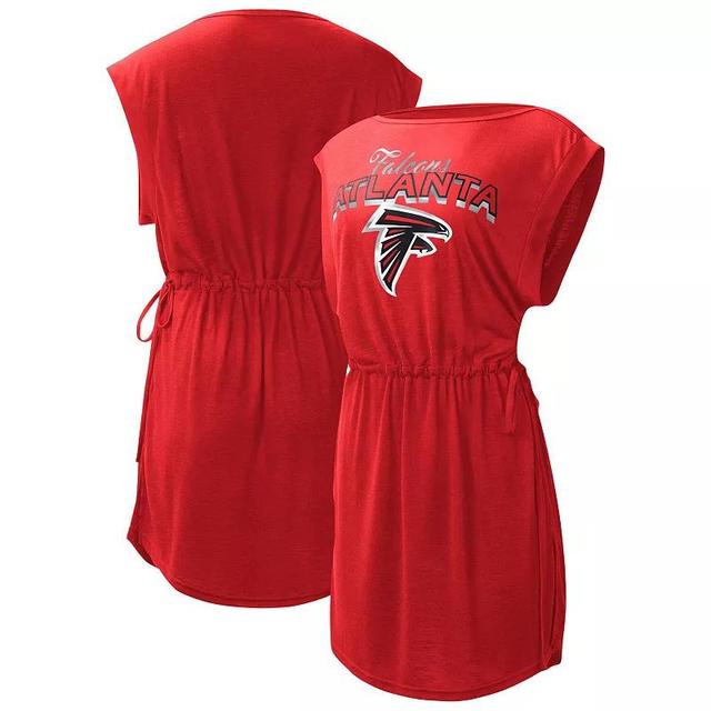 Womens G-III 4Her by Carl Banks Atlanta Falcons G.O.A.T. Logo Swimsuit Cover-Up Product Image