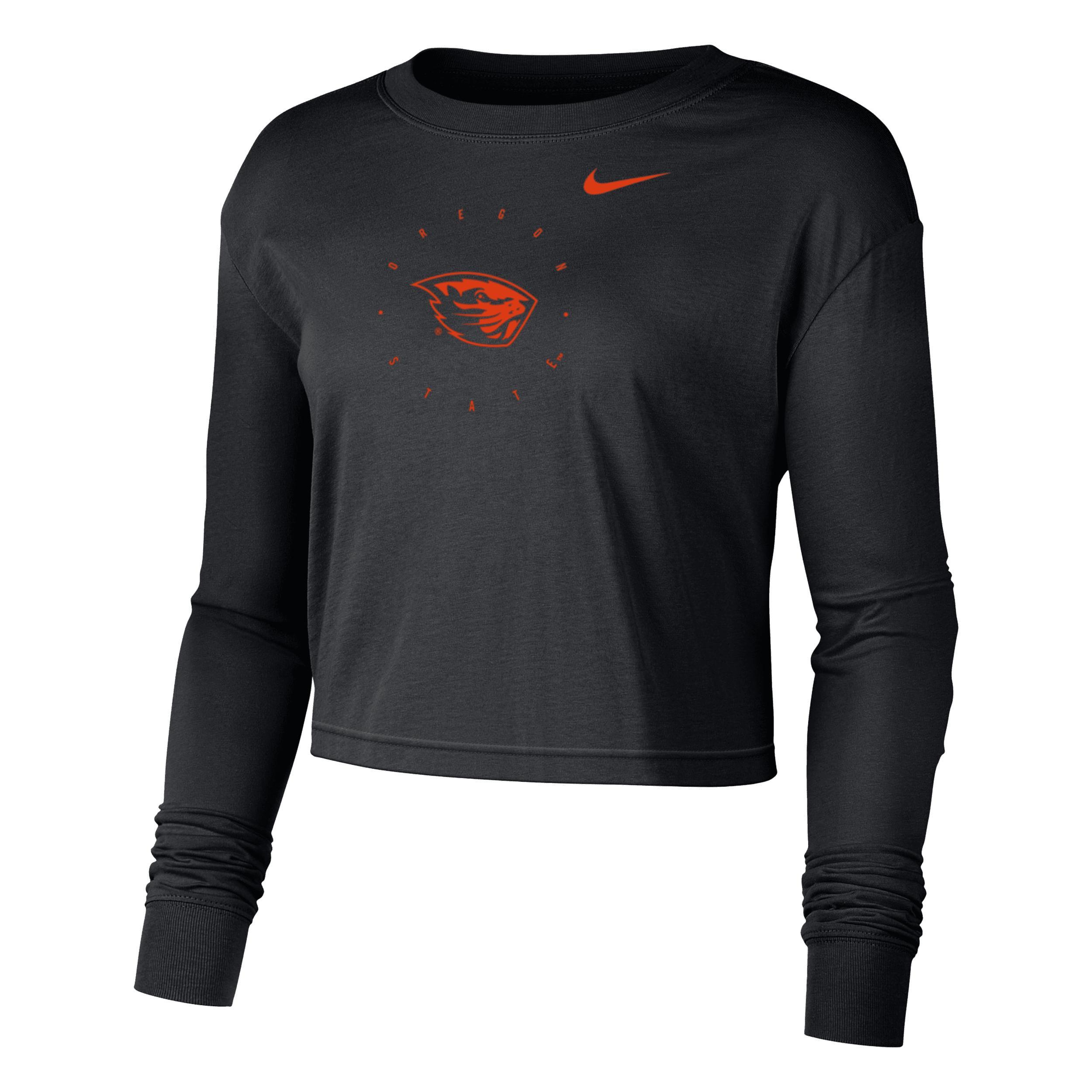 Oregon State Nike Women's College Long-Sleeve Boxy T-Shirt Product Image