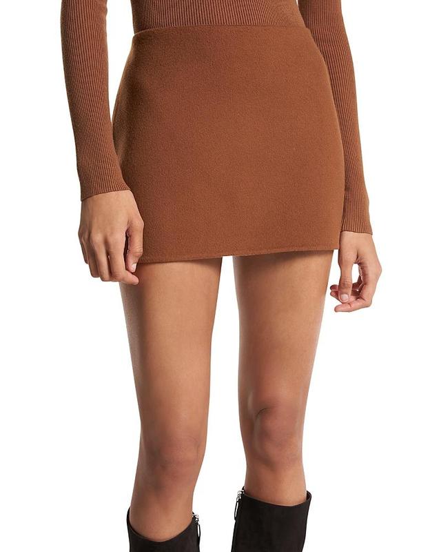 Womens Virgin Wool Miniskirt Product Image