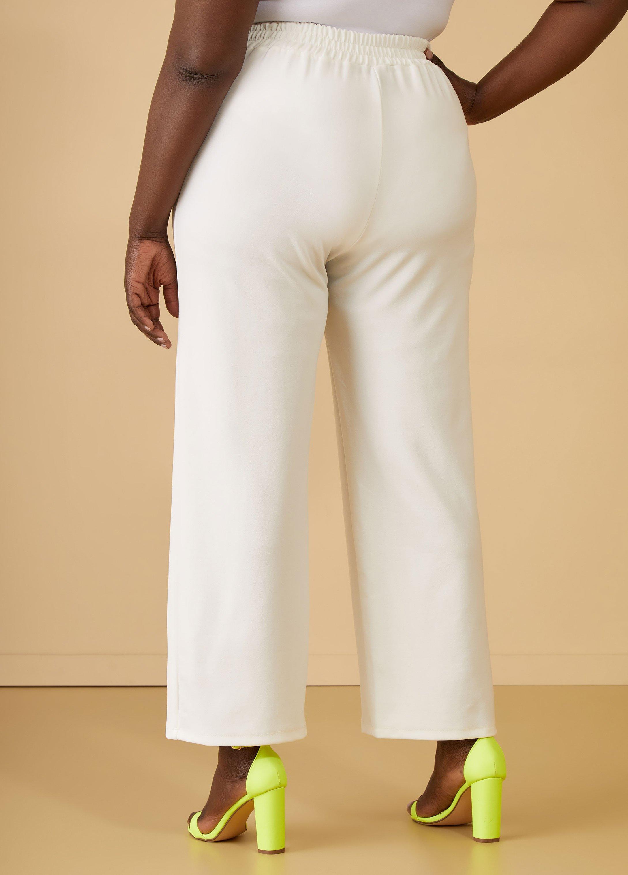 Crepe Straight Leg Trousers Product Image