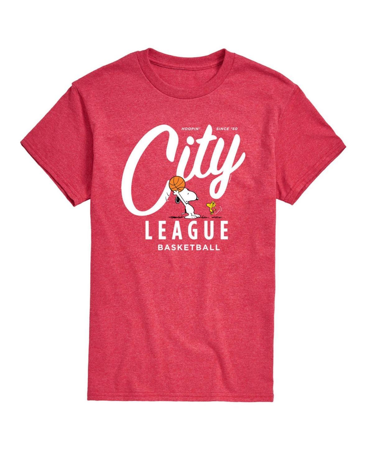 Mens Peanuts City League Baseball T-shirt Product Image