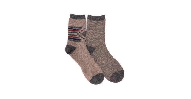 Muk Luks Mens Wool 6 Inch Socks (2 Pair Pack) Product Image