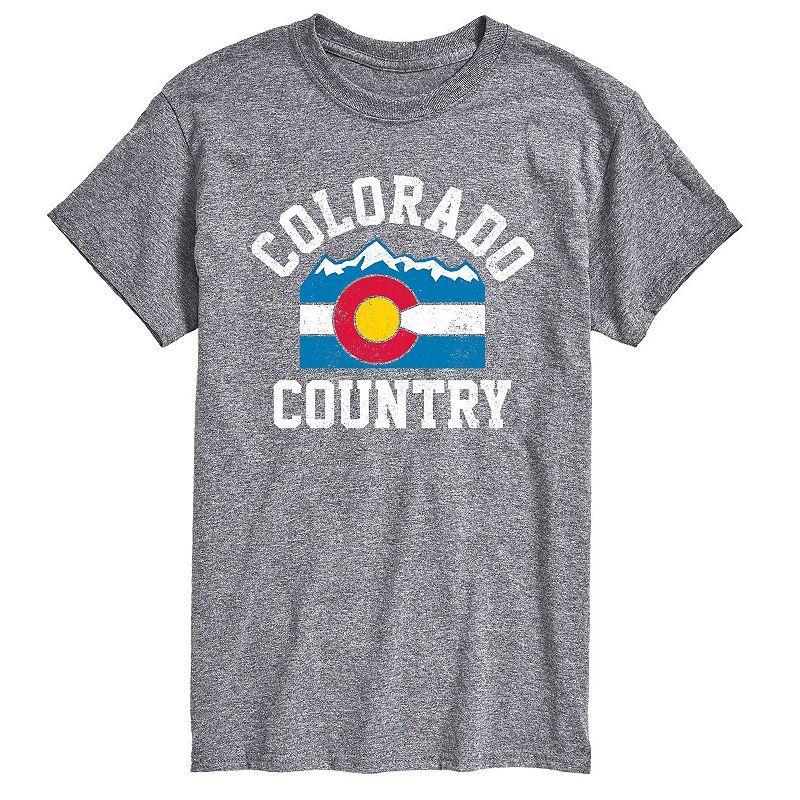 Mens Colorado Country Tee Grey Product Image