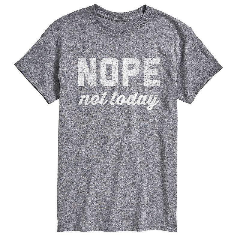 Big & Tall Nope Not Today Tee, Mens Product Image