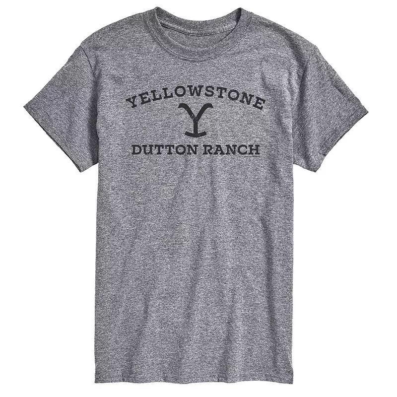 Mens Yellowstone Stone Wild Tee White Product Image