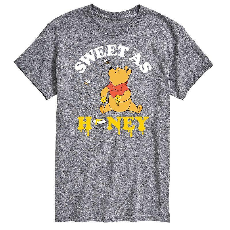 Disneys Winnie the Pooh Big & Tall Sweet As Honey Graphic Tee, Mens Product Image