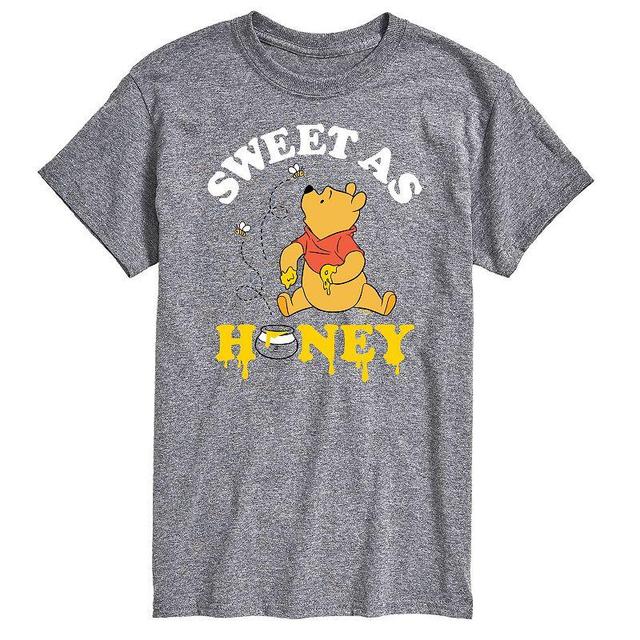 Disneys Winnie the Pooh Big & Tall Sweet As Honey Graphic Tee, Mens Product Image