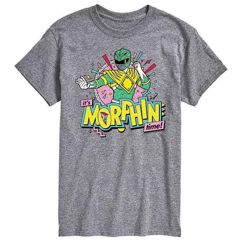 Big & Tall Power Rangers Morphin Time Green Graphic Tee, Mens Product Image