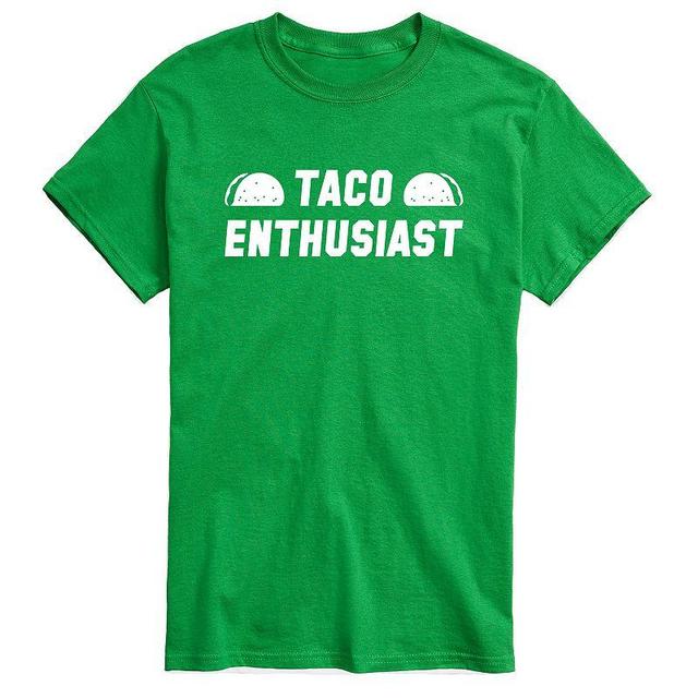 Big & Tall Taco Enthusiast Graphic Tee, Mens Red Product Image