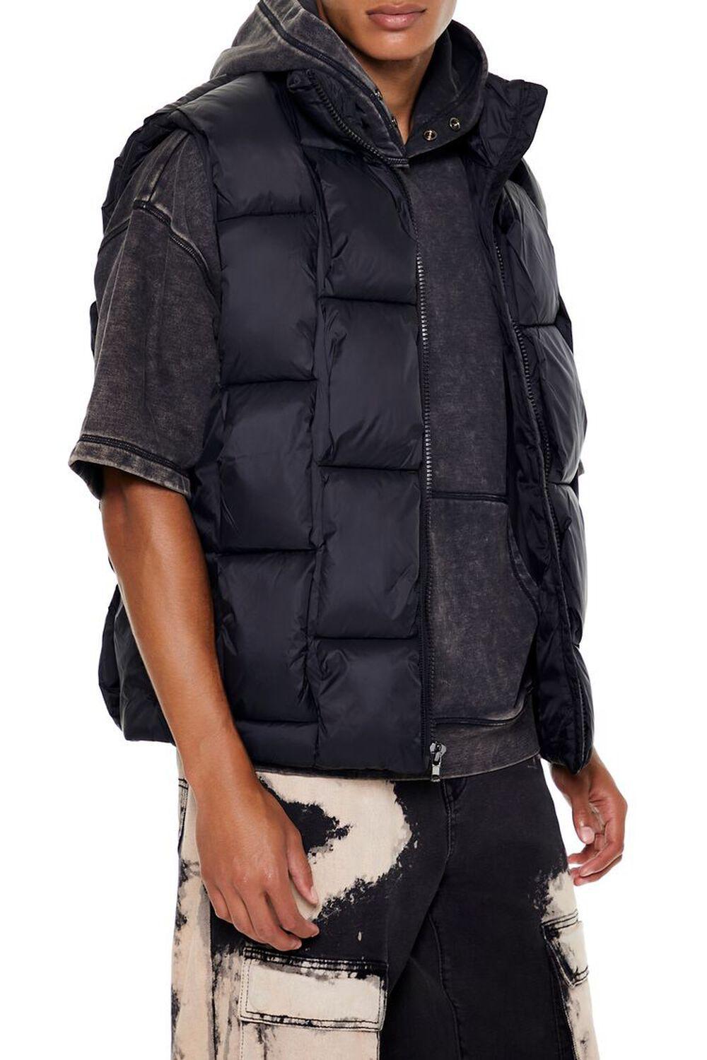 Quilted Zip-Up Puffer Vest | Forever 21 Product Image