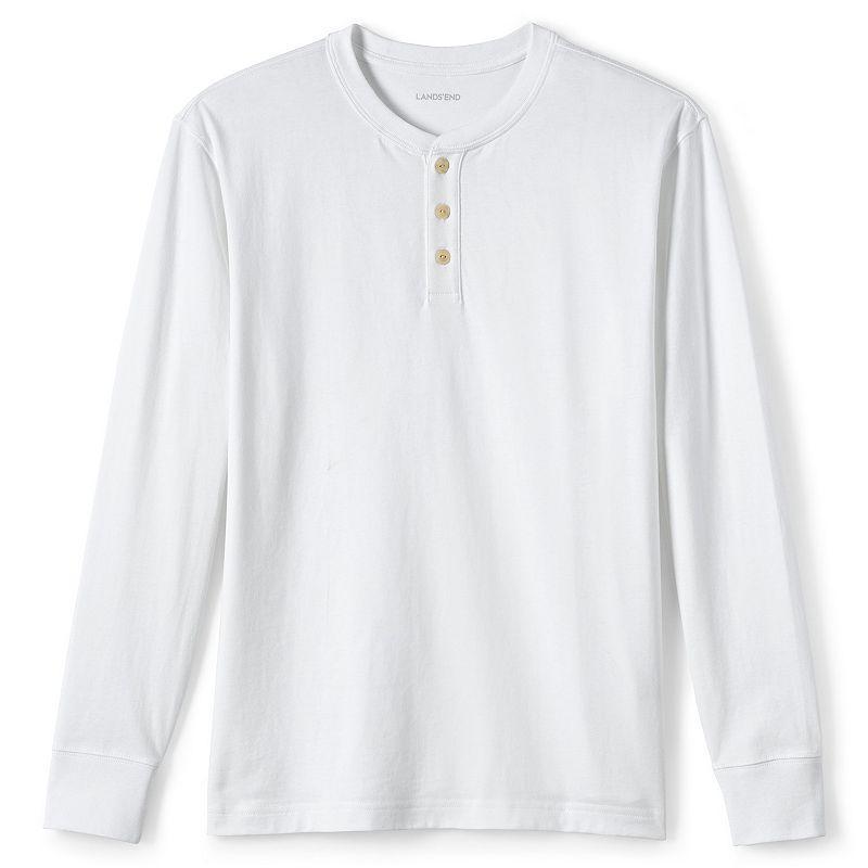 Mens Lands End Super-T Henley Product Image