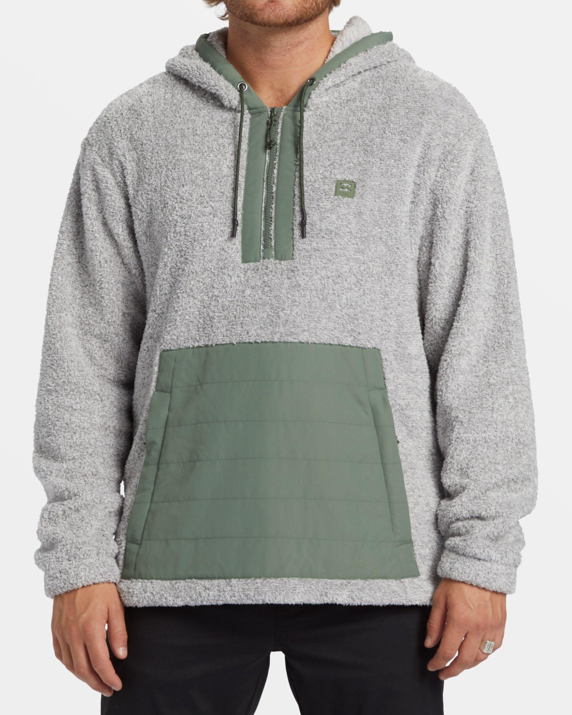 Badger Half Zip Hoodie - Grey Heather Male Product Image