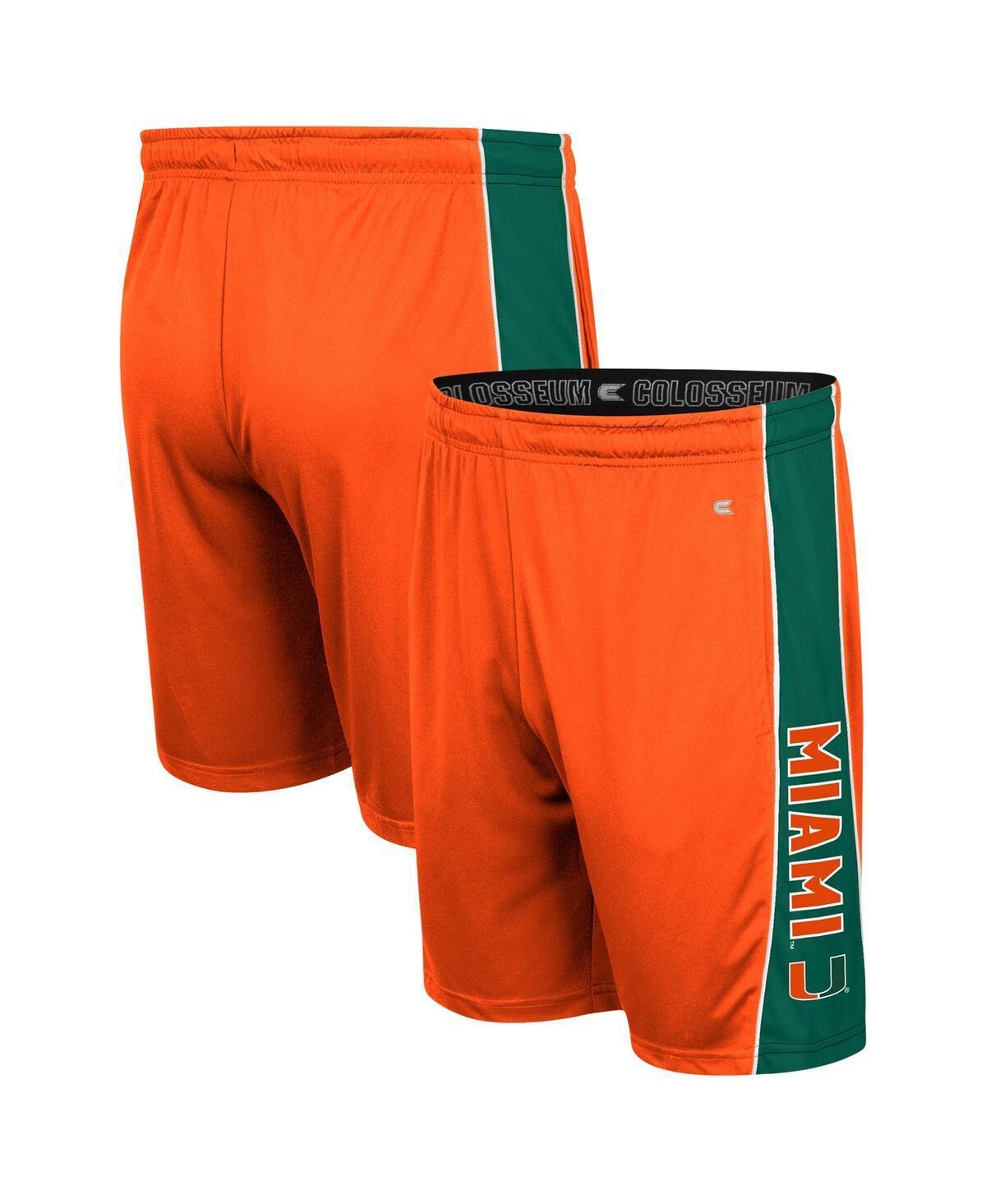 Mens Colosseum Orange Miami Hurricanes Panel Shorts Product Image