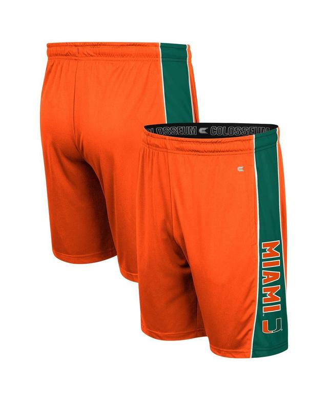 Mens Colosseum Orange Miami Hurricanes Panel Shorts Product Image