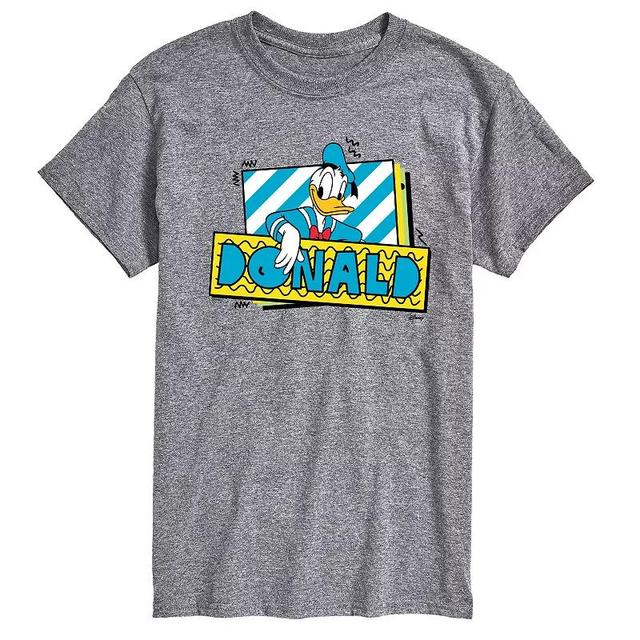 Disneys Mickey Mouse & Friends Donald Duck Mens Retro Graphic Tee Product Image