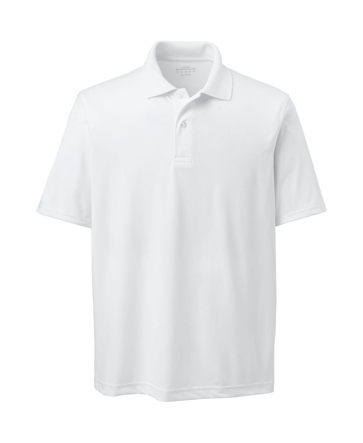 Mens Lands End Short Sleeve Quick-Dry Stain-Release Polo Shirt Product Image