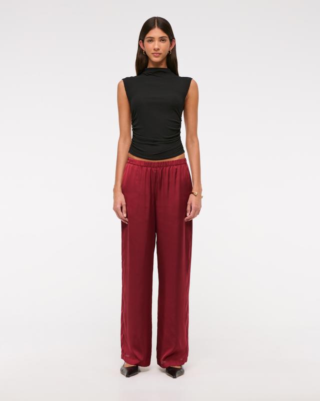 Satin Pull-On Pant Product Image