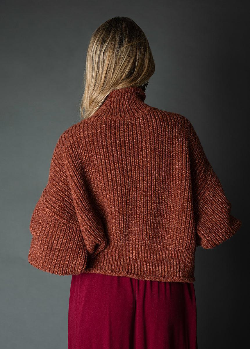 Kenzie Sweater in Heather Cinnamon Product Image