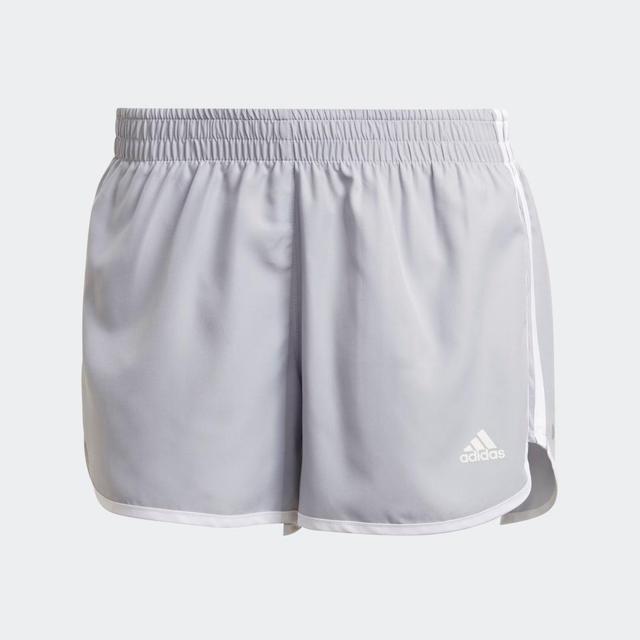 adidas Marathon 20 Shorts Halo Silver XL 3 Womens Product Image