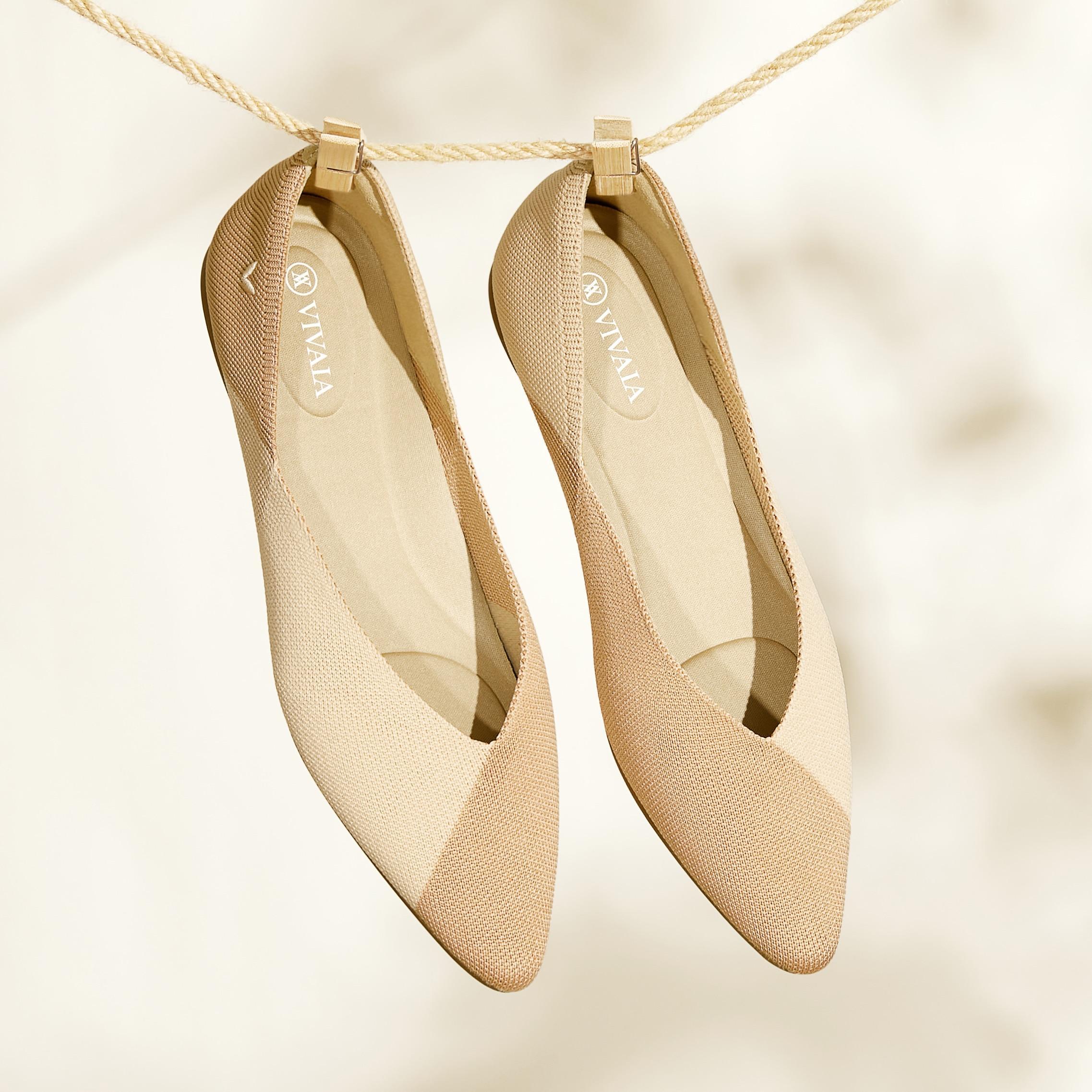 Pointed-Toe V-Cut Flats (Valencia 2.0) Product Image