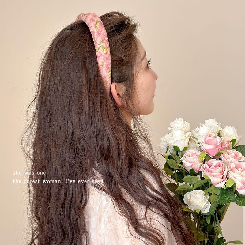 Floral Print Headband / Set Product Image