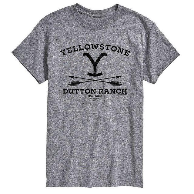 Big & Tall Yellowstone Dutton Ranch Tee, Mens Product Image