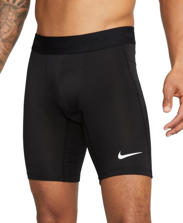 Nike Mens Pro Dri-fit Fitness Long Shorts - Black/(white) Product Image