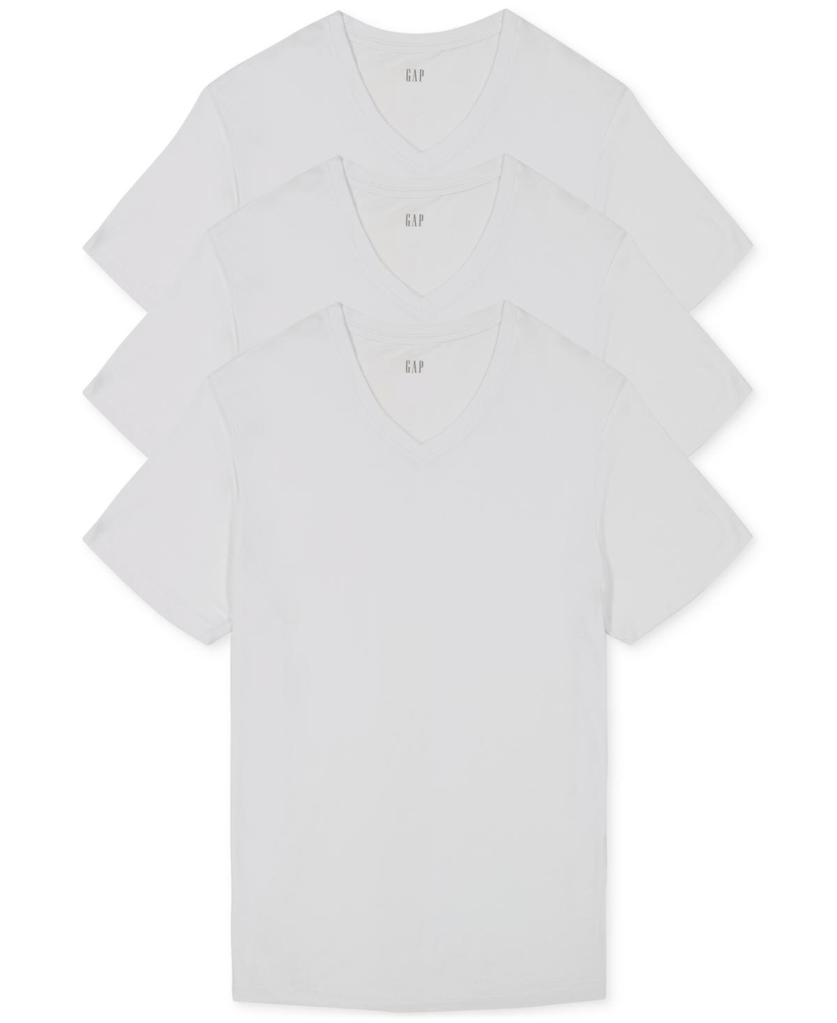 Gap Mens 3-Pk. Cotton V-Neck Undershirt Product Image