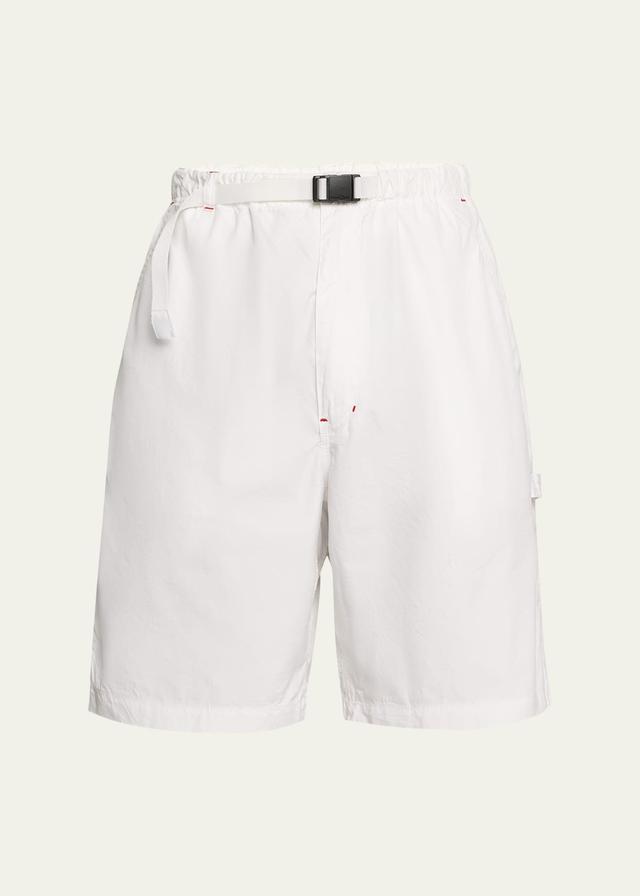 Mens Belted Oxford Carpenter Shorts Product Image