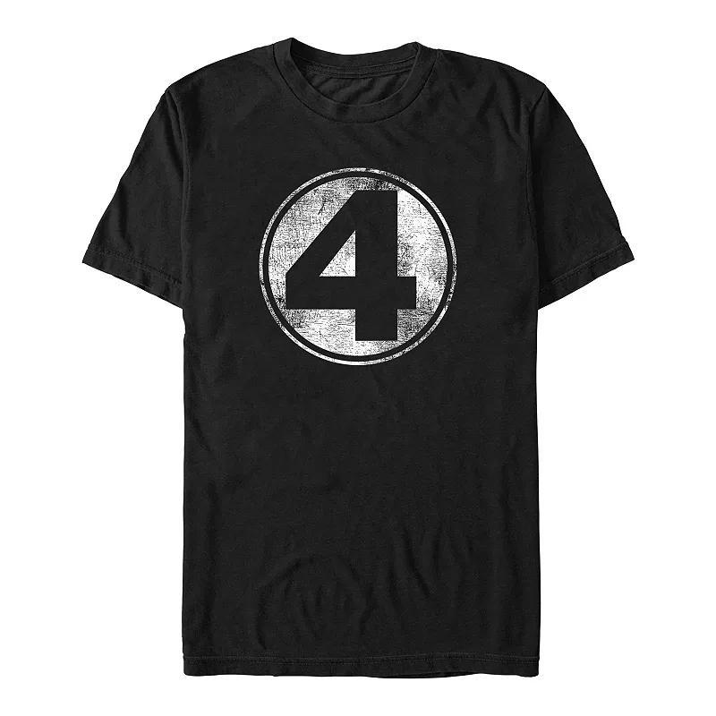 Big & Tall Marvel Fantastic Four Distressed Logo Graphic Tee, Mens Product Image