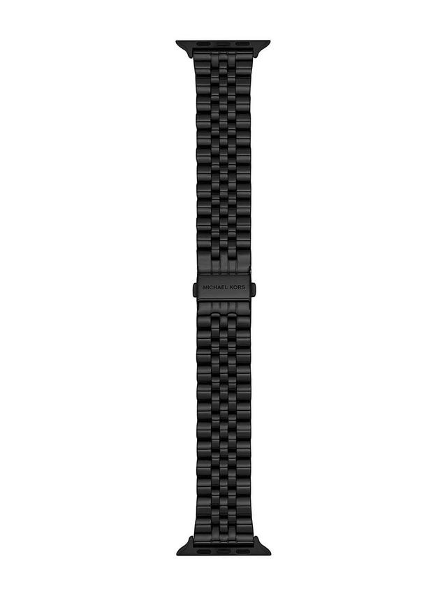 Michael Kors Mens Black Stainless Steel Band for Apple Watch Product Image