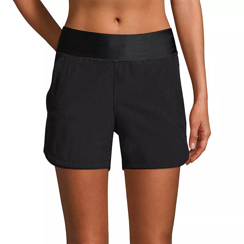 Womens Lands End 5 Quick Dry Swim Shorts With Panty Product Image