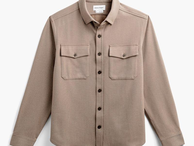 Oatmeal Tweed Men's Fusion Overshirt Product Image