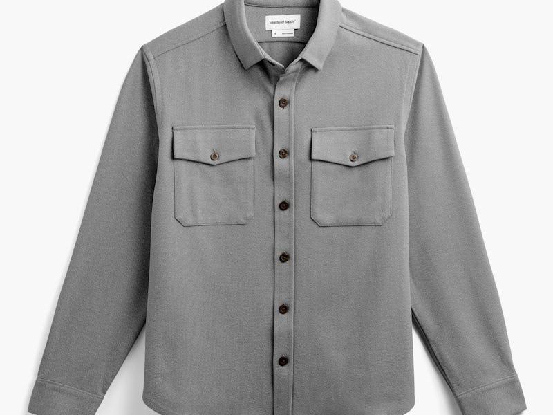 Medium Grey Heather Men's Fusion Overshirt Product Image